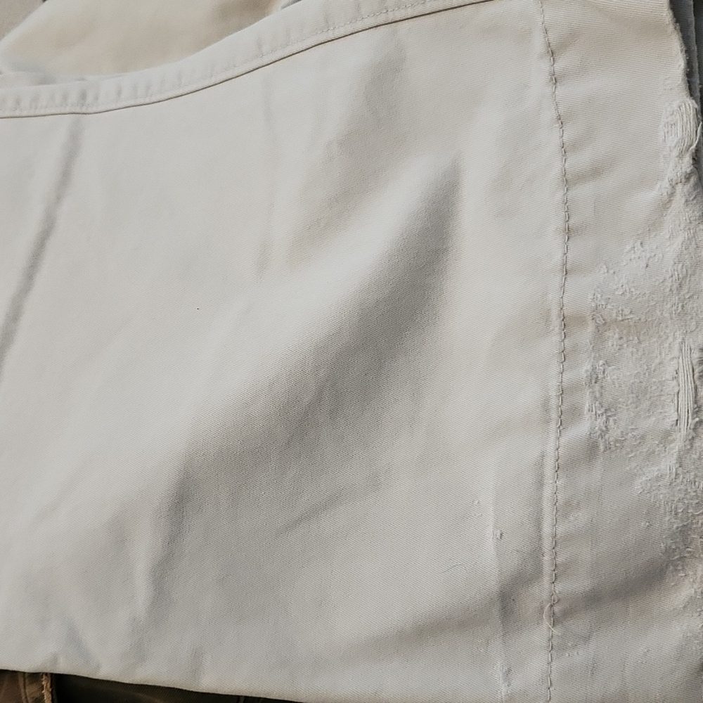 Vintage Mens Abercrombie Khakis, Size 30L, Cream/Light Tan